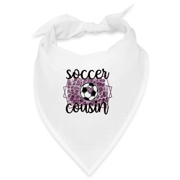 Best Soccer Cousin Of A Soccer Player Cousin Gift - Bandana - Weiß - Vorne