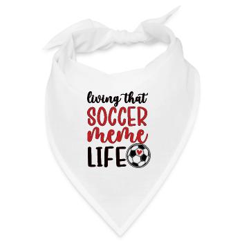 Proud Soccer Meme Grandma Of Soccer Player Meme - Bandana - Weiß - Vorne