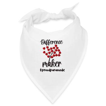 Notfallsanitäter Paramedic Sanitäter Rettungskraft - Bandana - Weiß - Vorne