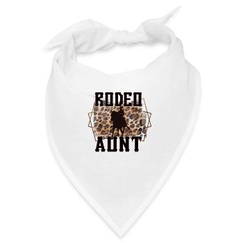 Rodeo Tante Beste Rodeo-Reiter Tante Geschenk - Bandana - Weiß - Vorne
