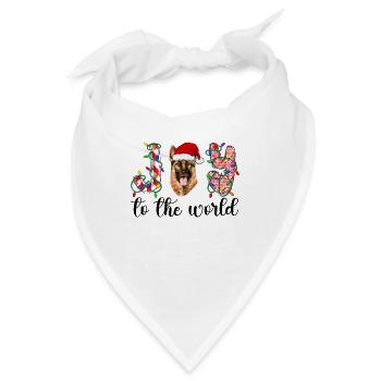 German Shepherd Christmas German Shepherd Xmas - Bandana - Weiß - Vorne