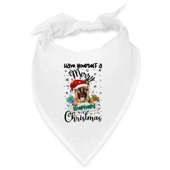 German Shepherd Christmas German Shepherd Xmas - Bandana - Weiß - Vorne