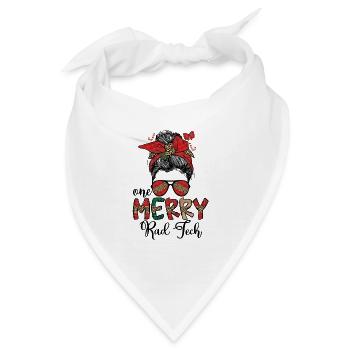 Radiology Tech Christmas Rad Technologist Xmas - Bandana - Weiß - Vorne