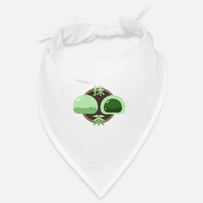 Doux matcha daifuku - Bandana - blanc