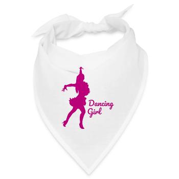 Tanzen Turniertanzen Gesellschaftstanz Lateintanz - Bandana - Weiß - Vorne
