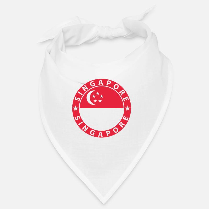 Singapur - Bandana - Weiß