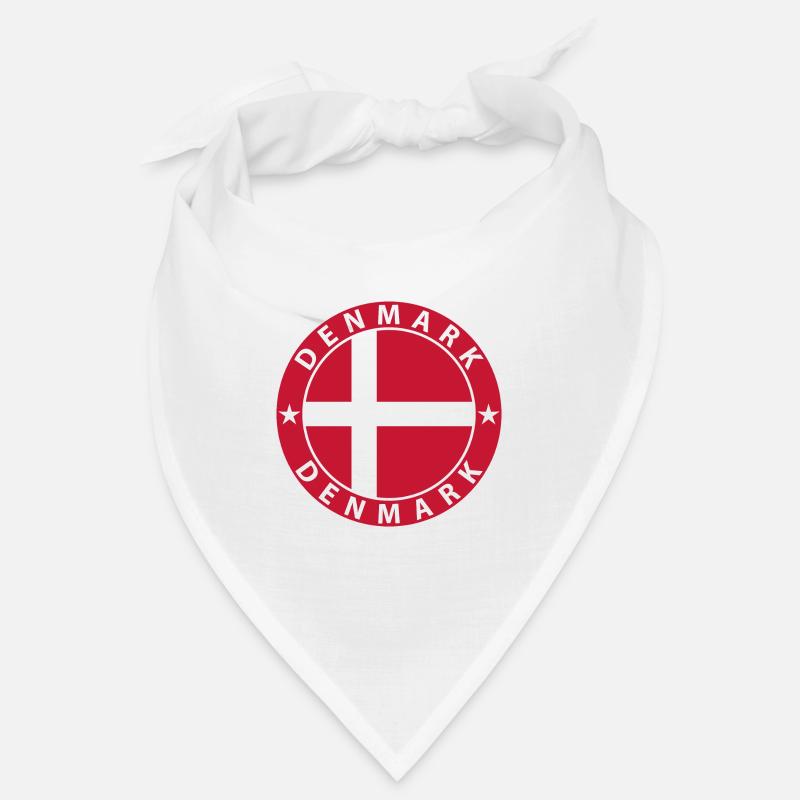 Dänemark - Bandana - Weiß