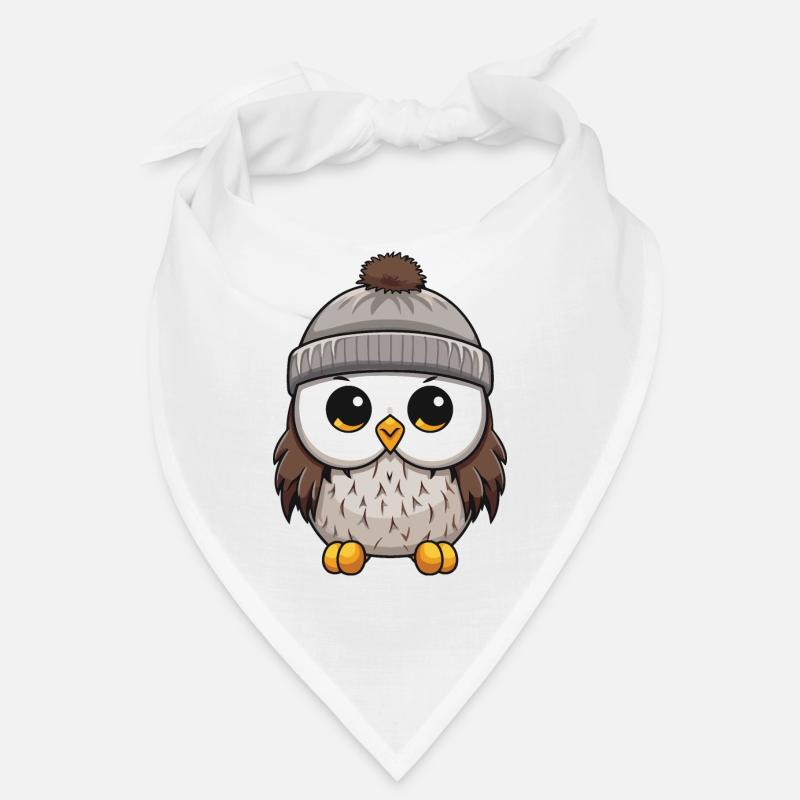 Eule Comic Winter Cozy Bandana