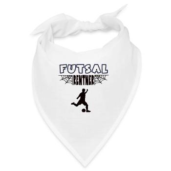 Futsal Rentner Futsaler Rente Ruhestand Fußball - Bandana - Weiß - Vorne