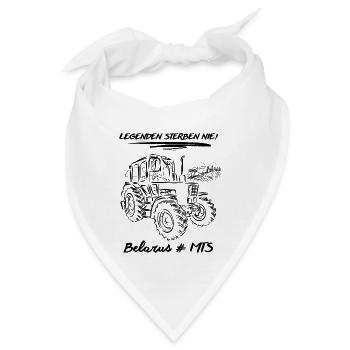 Belarus # MTS / DDR Landmaschinen - Bandana - Weiß - Vorne