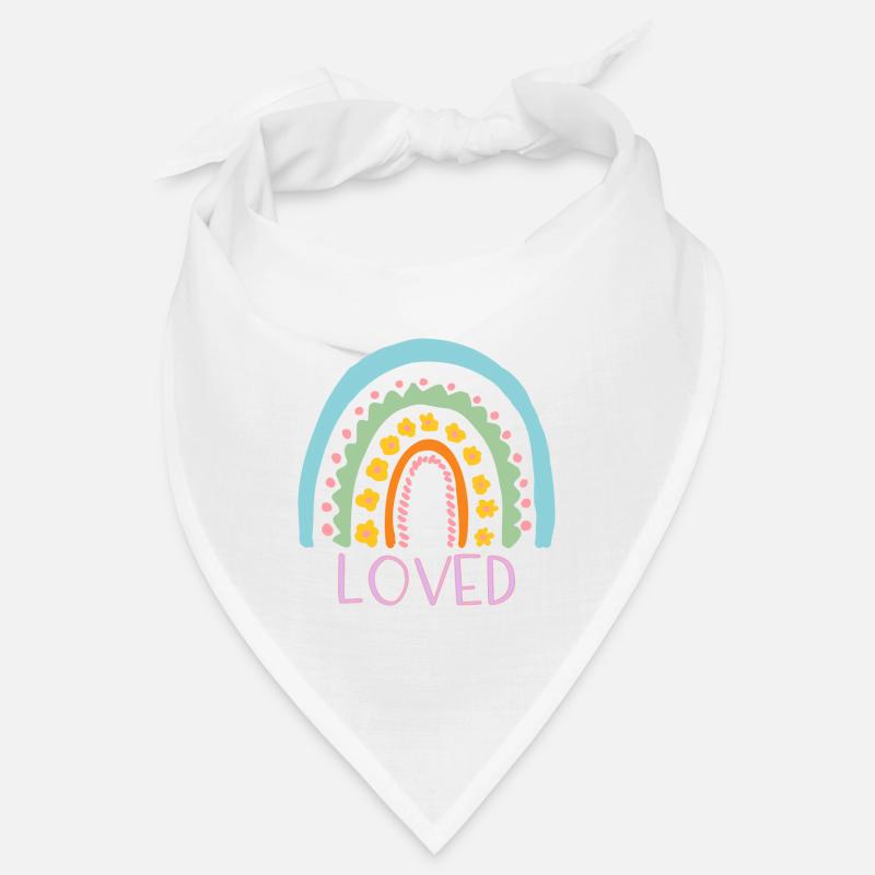 Loved - Regenbogen Bandana