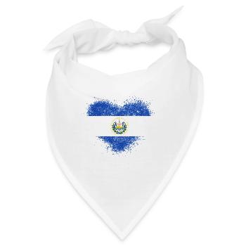 El Salvador - Bandana - Weiß - Vorne