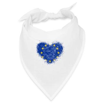 Europäische Union - Bandana - Weiß - Vorne