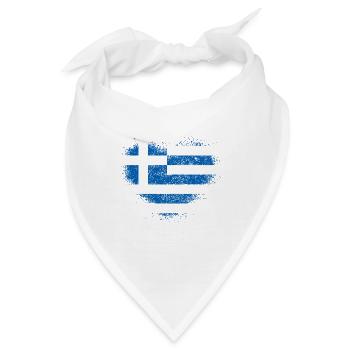 Griechenland - Bandana - Weiß - Vorne