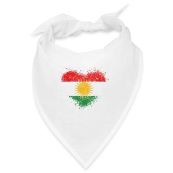 Kurdistan - Bandana - Weiß - Vorne