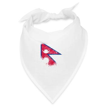 Nepal - Bandana - Weiß - Vorne