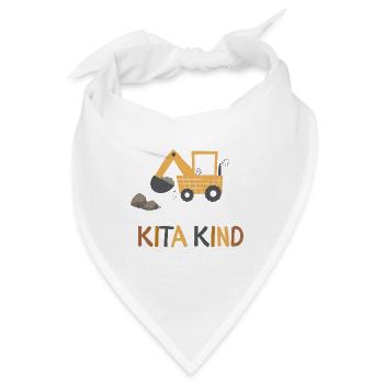 Kita Kind Kindergarten Hord - Bandana - Weiß - Vorne