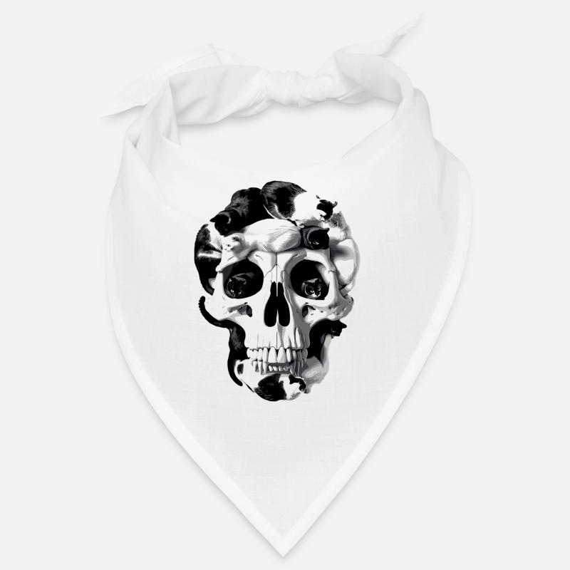 Crâne de chat Bandana