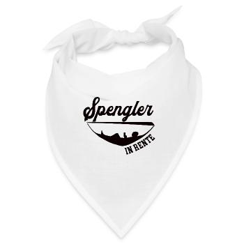 Spengler in Rente Rentenbeginn Spenglerei Chef - Bandana - Weiß - Vorne