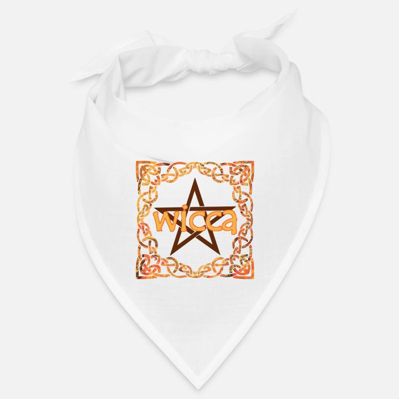 Celtic frame wicca e 118 - Bandana - white