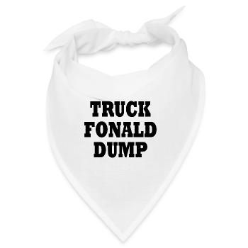 truck fonald dump - Bandana - Weiß - Vorne