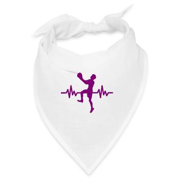 Haertbeat Basketball - USA - Team Sport - Hoops - Bandana - Weiß - Vorne