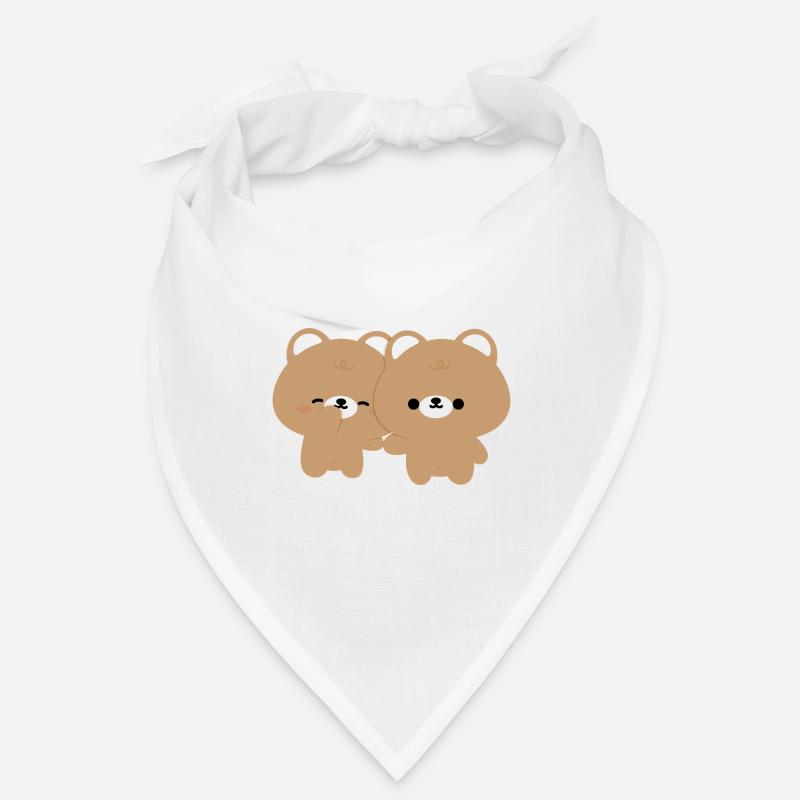 Brown Bear Couple Bandana