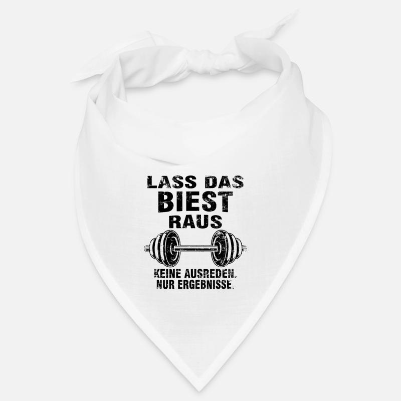 Lass das Biest raus – Hardcore Training Tee Bandana