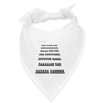 DAAA dadada dada - Bandana - Weiß - Vorne