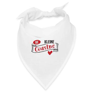 Kleine Cousine Kleinen Cousinen kleinste Kusine - Bandana - Weiß - Vorne