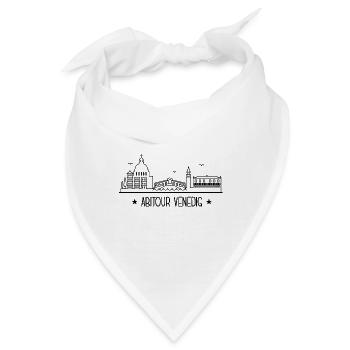 Venedig Abireise Abifahrt Abitour Abschlussfahrt - Bandana - Weiß - Vorne