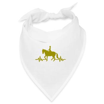 Herzschlag - Pferd Hengst Stute Ross Polo - Bandana - Weiß - Vorne