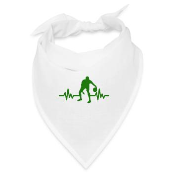 Haertbeat Basketball - USA - Team Sport - Hoops - Bandana - Weiß - Vorne