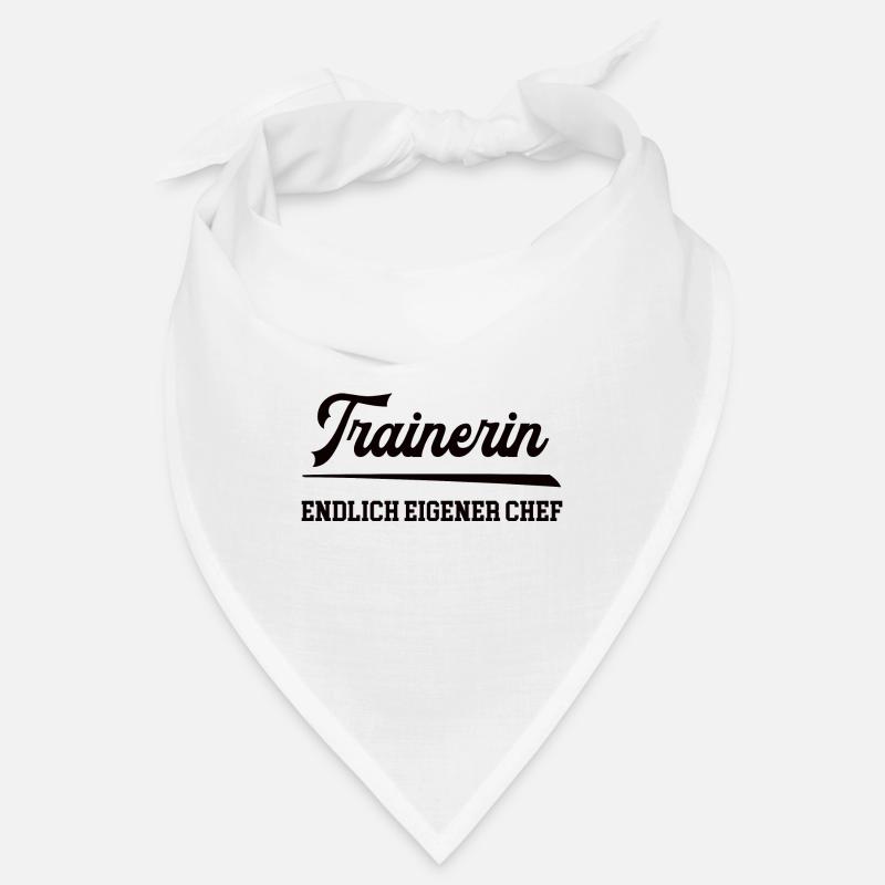Trainerin wird Chef Selbstständigkeit Chefin - Bandana - Weiß