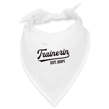 Trainerin in 2024 Trainerlizenz Personaltrainerin - Bandana - Weiß - Vorne