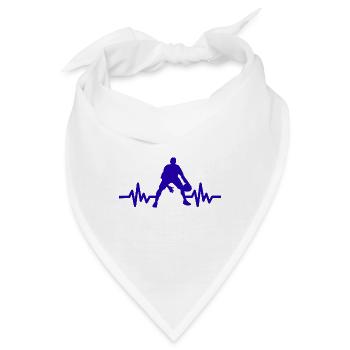Haertbeat Basketball - USA - Team Sport - Hoops - Bandana - Weiß - Vorne