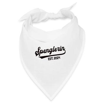 Spenglerin 2024 Beruf Spenglerei Meisterin Azubi - Bandana - Weiß - Vorne