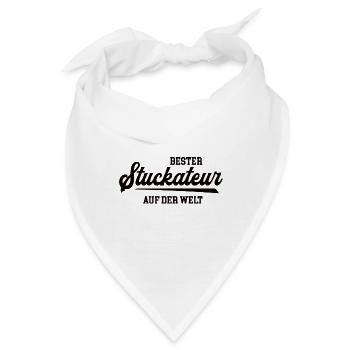 Stuckateur Bester Handwerker Trockenbau Handwerk - Bandana - Weiß - Vorne