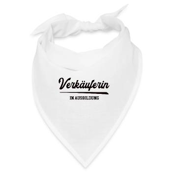 Verkäuferin in Ausbildung Verkäuferausbildung - Bandana - Weiß - Vorne