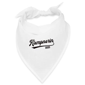 Klempnerin 2025 Beruf Klempner Klempnerei Azubi - Bandana - Weiß - Vorne