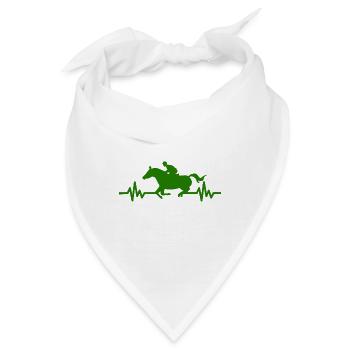 Herzschlag - Pferd Hengst Stute Ross Polo - Bandana - Weiß - Vorne