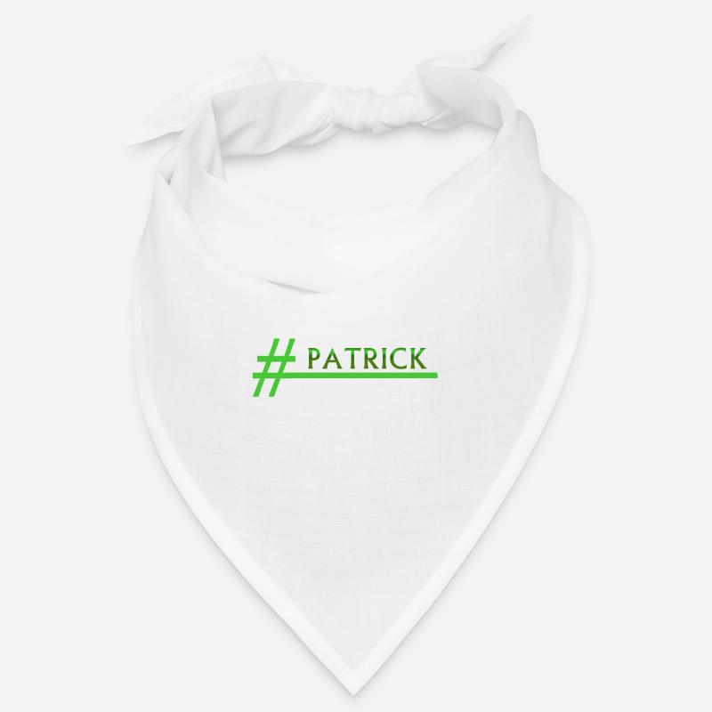 Stylischer Hashtag PATRICK Patrick Bandana