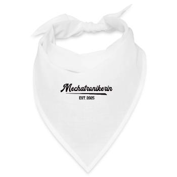 Mechatroniker Ausbildung 2025 Prüfung Mechatronik - Bandana - Weiß - Vorne