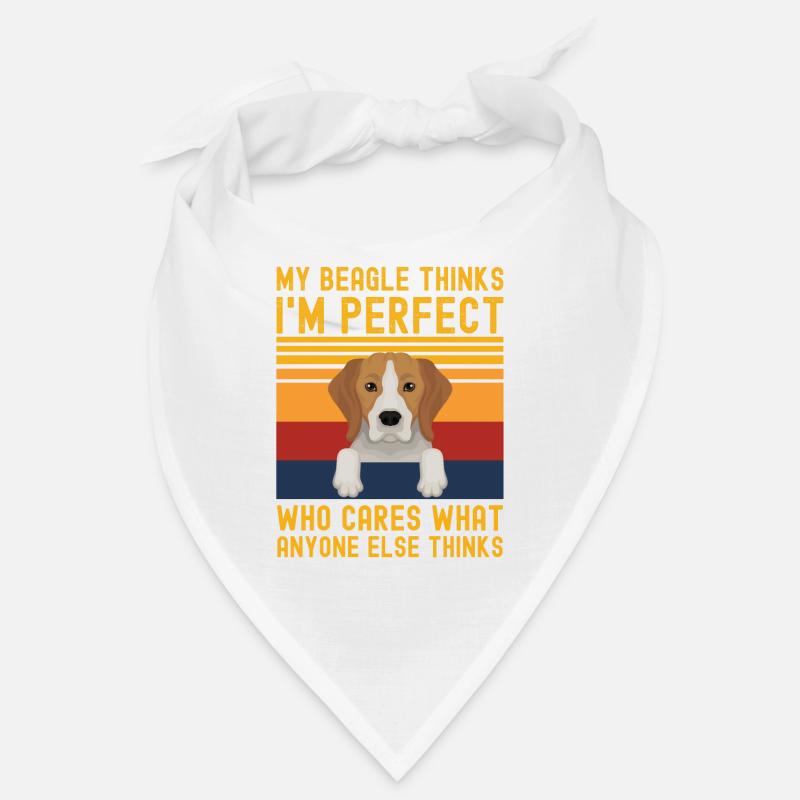 Drôle de beagle dicton rétro pour les amateurs de Beagle Bandana