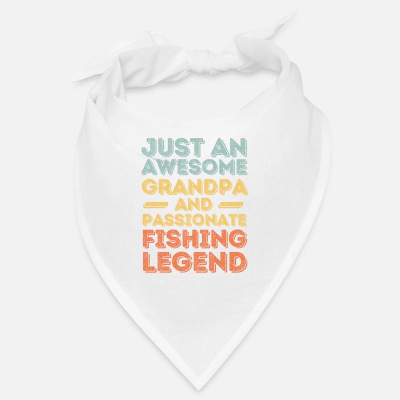 Grand-père pêche rétro Bandana