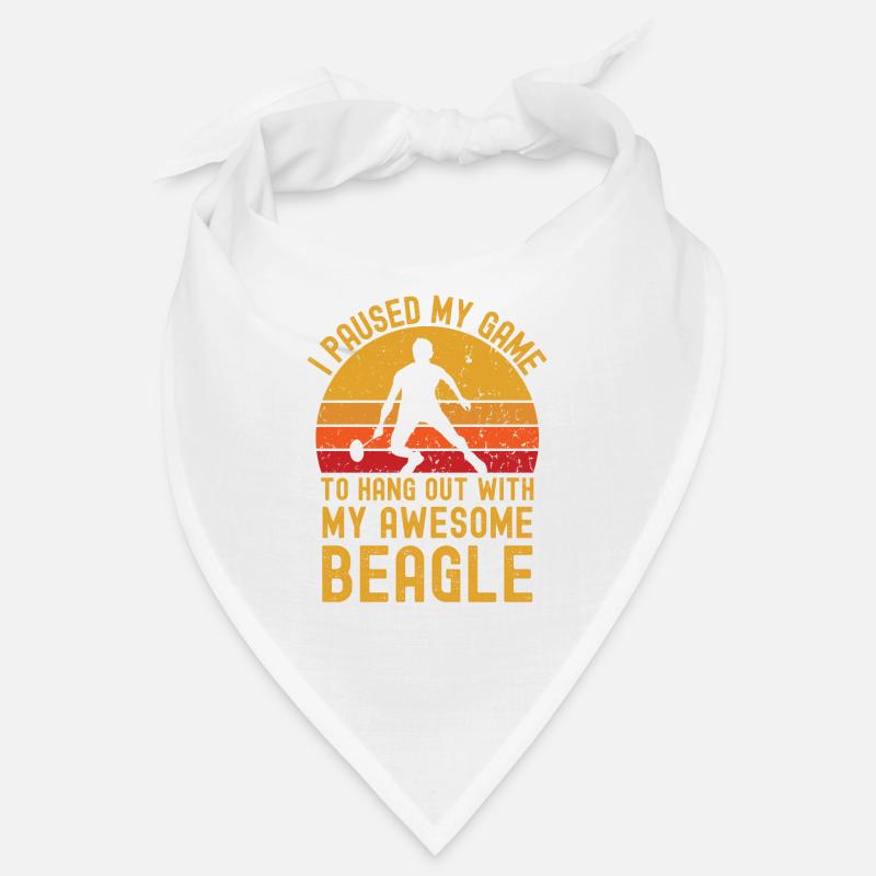 Badminton und Beagle Bandana