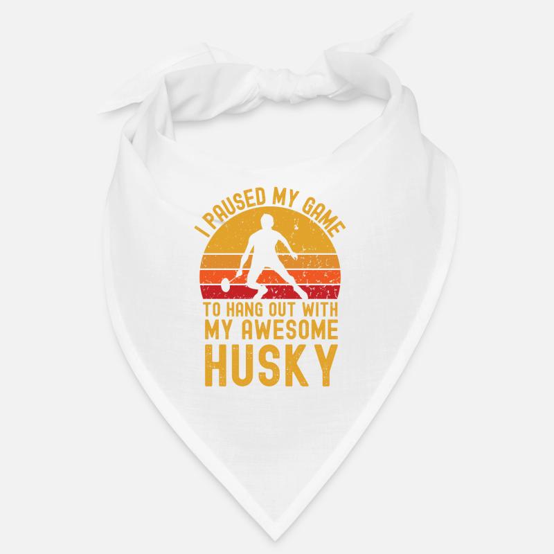 Badminton and Husky Bandana