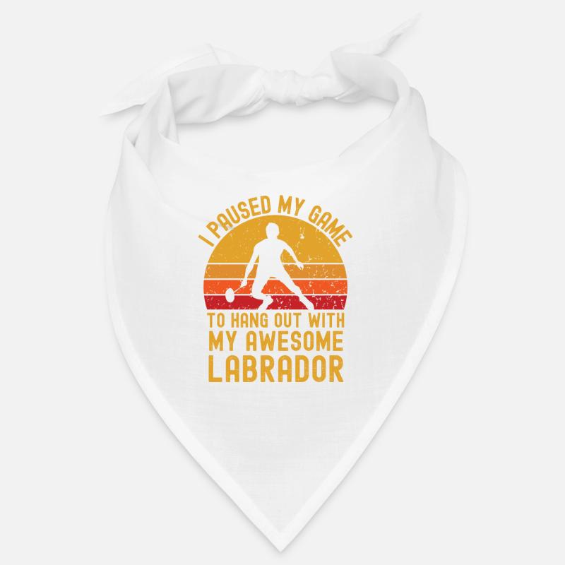 Badminton et Labrador Bandana
