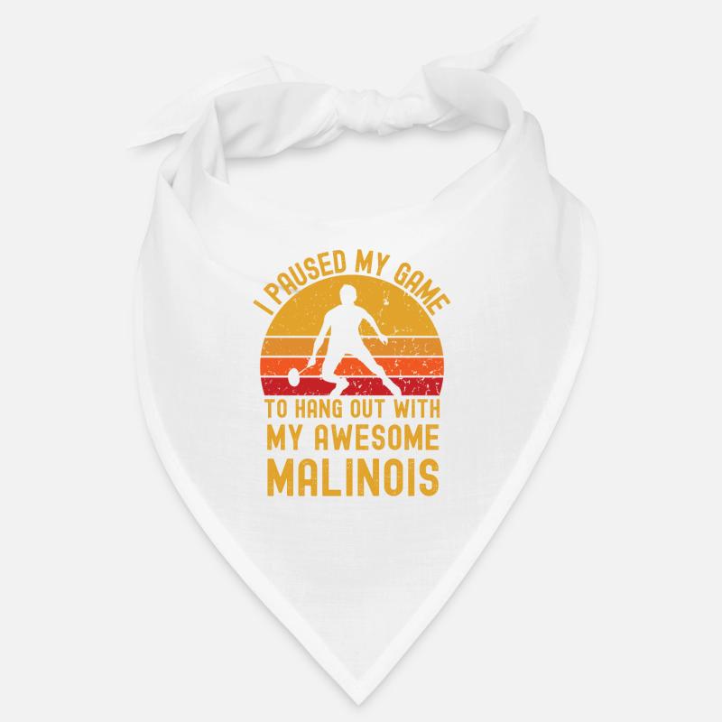 Badminton et Malinois Bandana