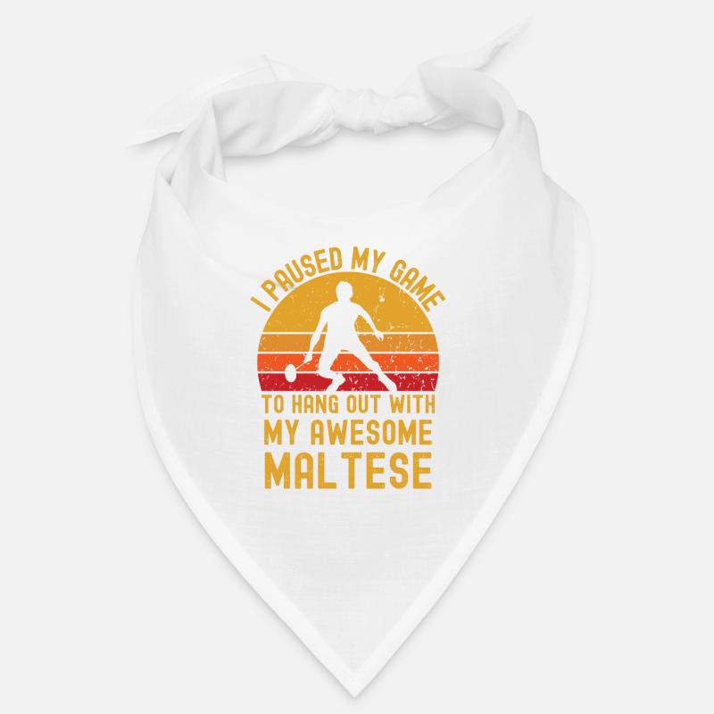Badminton et maltais Bandana